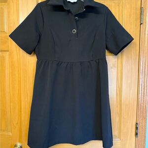 Tuckernuck Pomander Place Arnell Short sleeve  Mini Dress black
